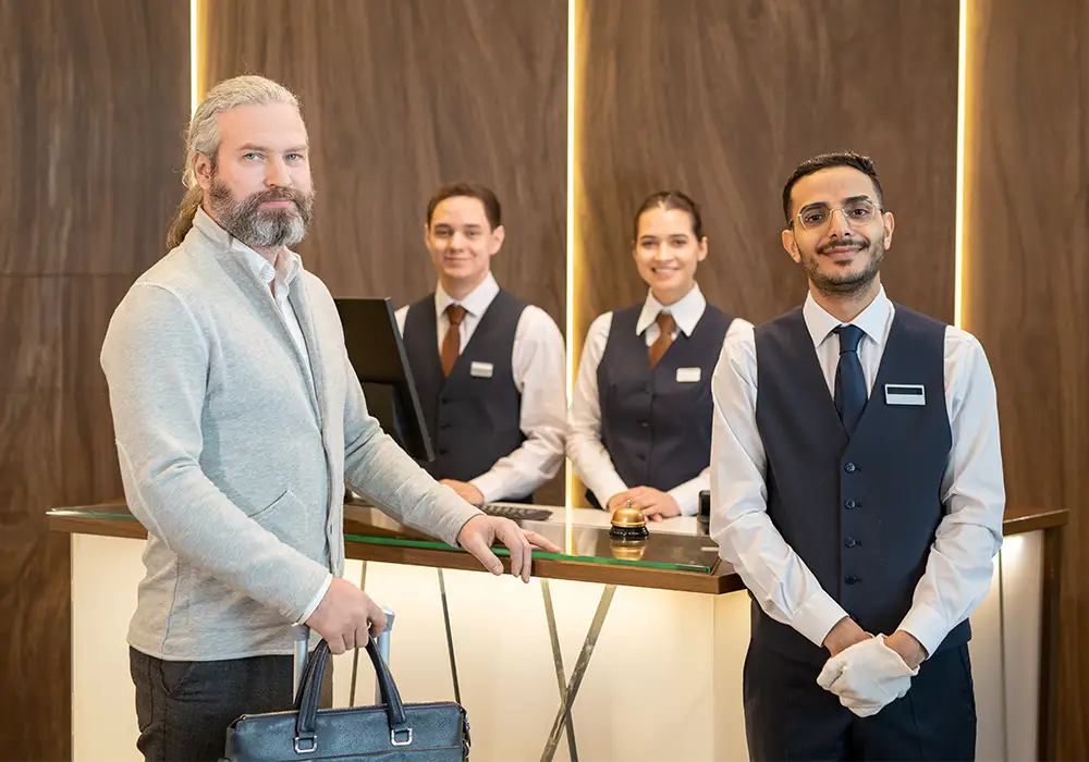 Time and attendance tracking for hotels