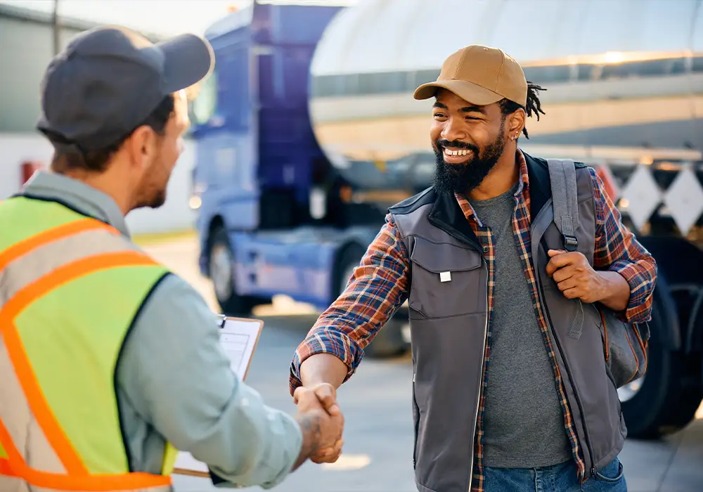 Trucking company professionals